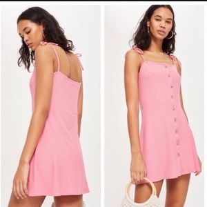 Light pink top shop dress